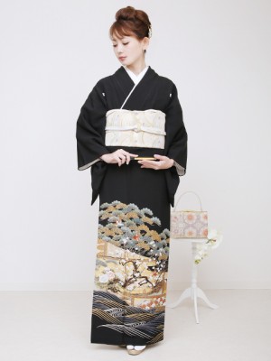黒留袖(L)